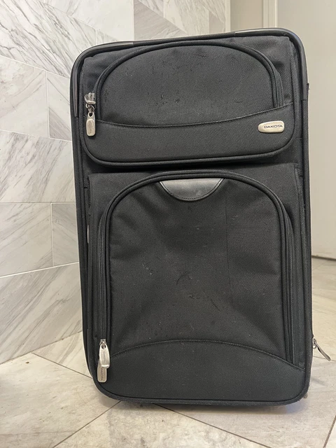 Dakota by TUMI 22" rolling 2-wheel dual expandable suitcase ballistic nylon BLK