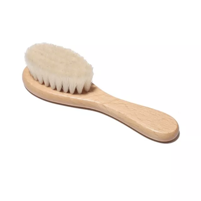 Baby Hair Brush for Natural Hairbrush Comb with Soft Wool Bristle
