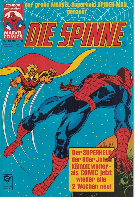 die-spinne-nr-18-condor-verlag-1980-spiderman-marvel-eur-8-00-picclick-de