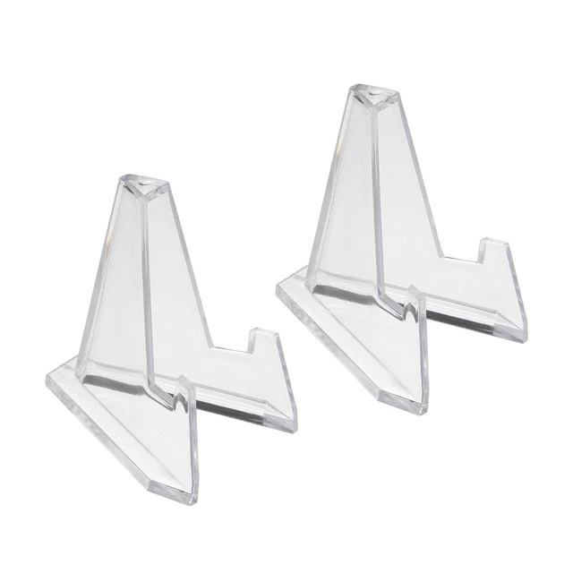 2x 2" x 1.7" soporte para monedas mini soporte de caballete de monedas para accesorios de colección de coleccionistas