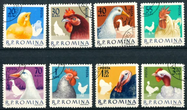 ROMANIA OLD STAMPS 1963 Birds - Domestic Poultry - USED/CTO
