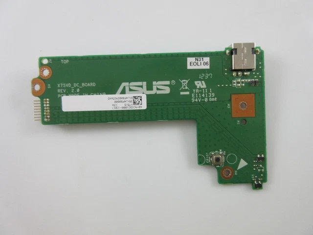 Câble LCD Flex Pour écran, Webcam Et Micro - Asus X75V / X75VD - Pièce D'occasion Fonctionnelle