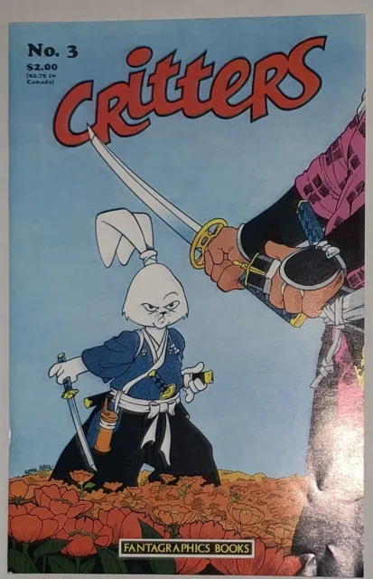 Critters #3  1986  Usagi Yojimbo Fantagraphics