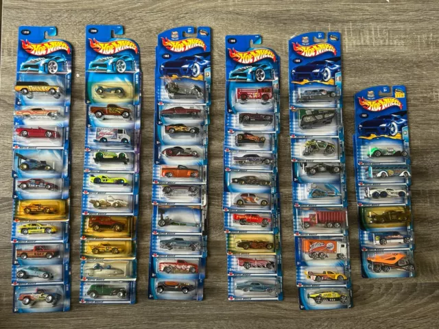 55x Hot Wheels Bulk Lot 2003 Vintage Cars! Excellent Condition!