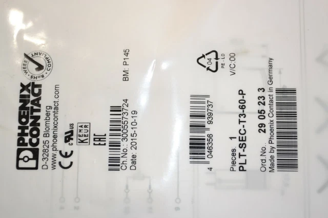 Phoenix Contact PLT-SEC-T3-60-P (2905233) Protection contre les Surtensions Neuf 3
