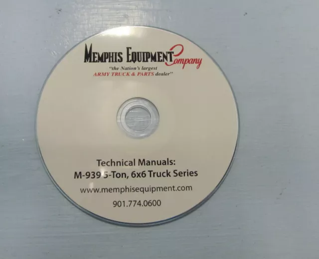 CD Technical Manual M939 series M926 - M936 5 ton 6x6 Truck  *NEW*