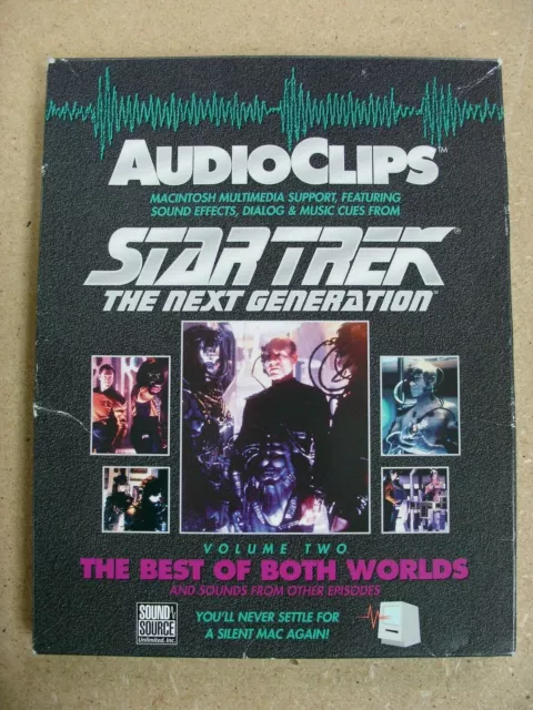 Star Trek The Next Generation 1992  AudioClips The Best of Both Worlds Vol 2 MAC