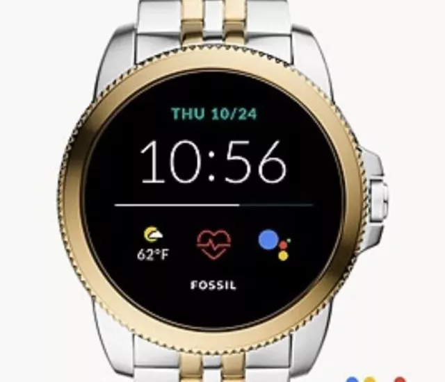 FOSSIL GEN 5E Smartwatch Two-Tone Stainless Steel 44MM MENS BRAND NEW ...
