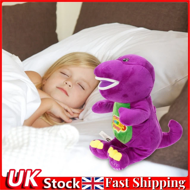 Barney the dinosaur sing i love you song purple soft plush doll toys