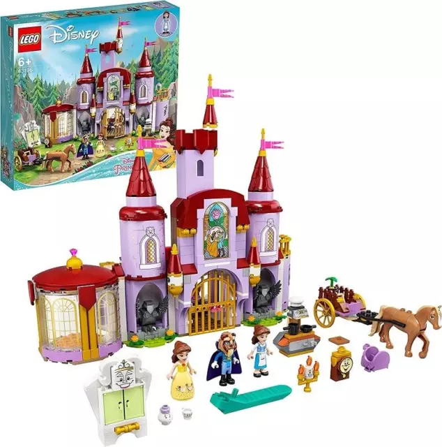 Lego 43196 - Disney Princess - Castello di Belle e della Bestia Eta' 6+