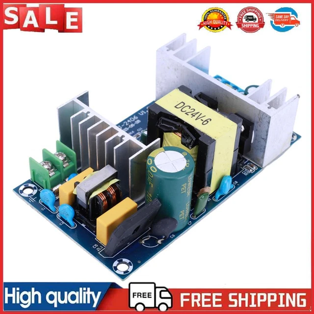 Power Supply 100-240V Alimentatore 24V 6A 150W Industriale - Modulo AC-DC Per Sistemi Di Controllo Alimentatore 24V 150W Industriale AC-DC 100-240V Protezioni - Foto 5