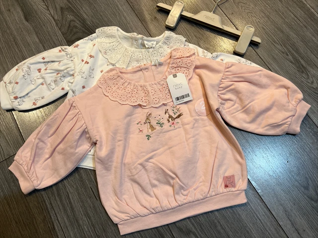 Next baby girl floral jumpers bundle 12-18 months BNWT