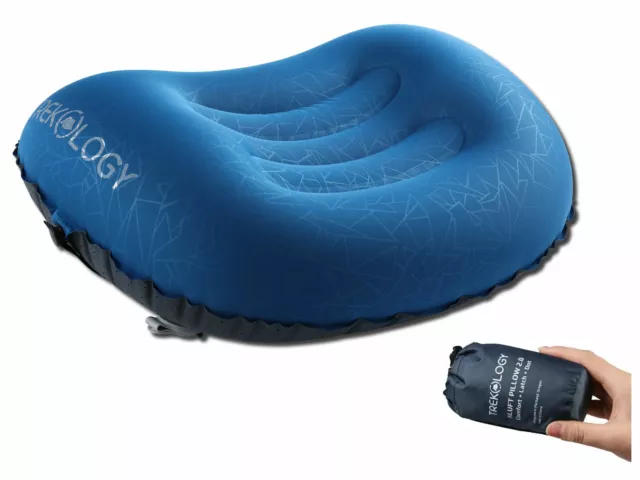 Trekology Aluft 2.0 Inflatable Camping Pillow, Backpacking Pillow, Travel Pillow