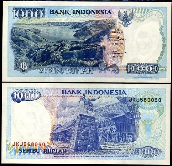 Indonesie INDONESIA Billet 1000 RUPIAH 1992 P129  NEUF UNC