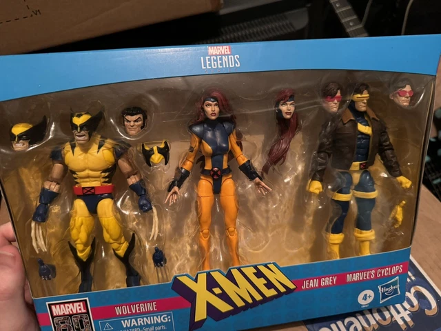 MARVEL LEGENDS X-MEN Love Triangle 3-Pack WOLVERINE CYCLOPS JEAN GREY ...