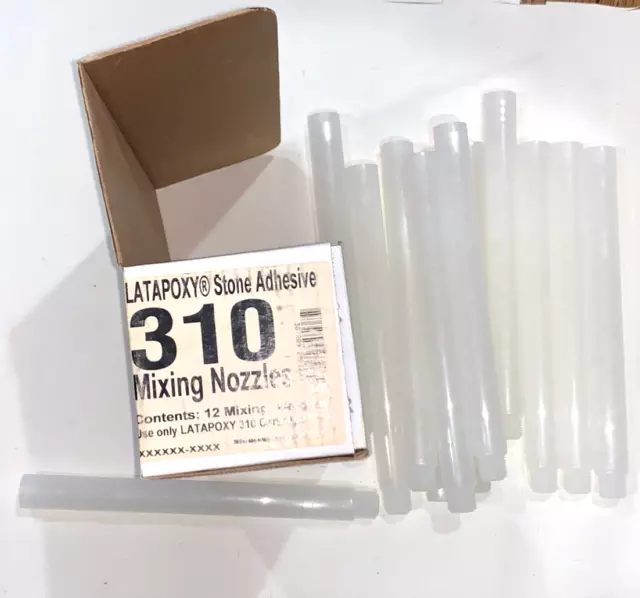 Set of 12 Laticrete 310 Latapoxy Stone Adhesive Mixing Nozzles