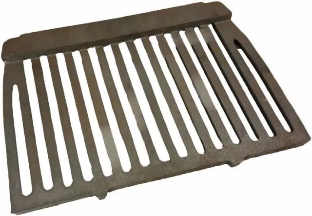 16" Dunsley Flat Cast Iron Fire Grate Open Fireplace Enterprise Heavy Duty 3