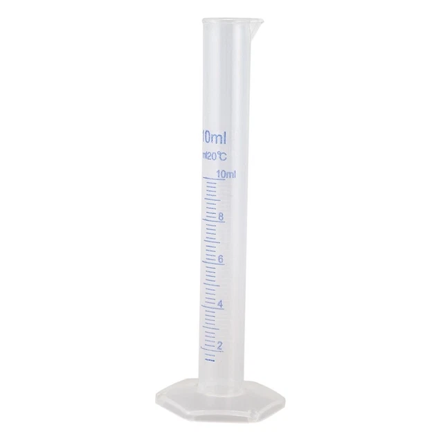 10 ml Transparent plastic graduated tube. N6A6A6