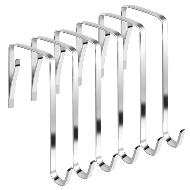 10Pcs Over The Door Hooks, Metal Door Hanger Z Hooks, Sturdy Over Doo...