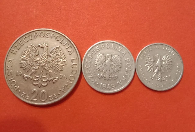 3 monete polska Polonia