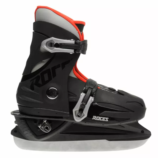 Roces Kids MCK II Ice Skates Juniors Shoes Adjustable Buckle Growth Compensator