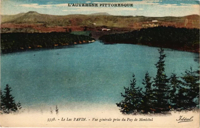 CPA L'Auvergne Pictoresque - Le Lac Pavin - general view taken from Le Puy...(220858)
