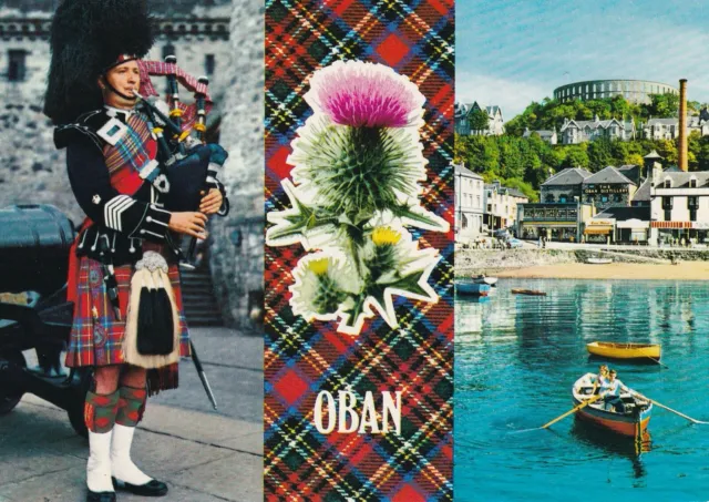 Old Postcard - Oban (Various views) - Unposted 0326