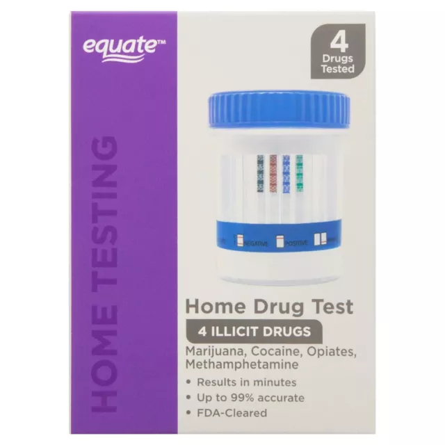 4 kits de prueba de drogas en el hogar ILLICIT EQUATE