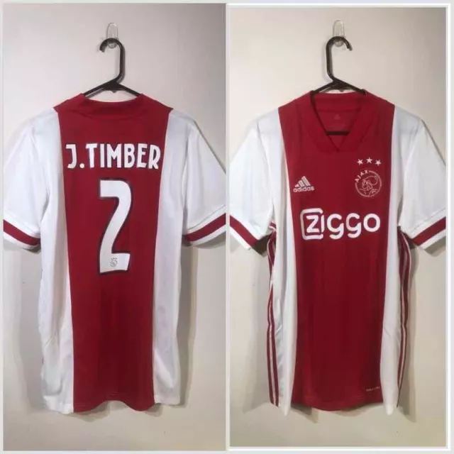 J. Camiseta deportiva grande 2020/21 del Ajax Amsterdam de madera #2 nueva con etiquetas