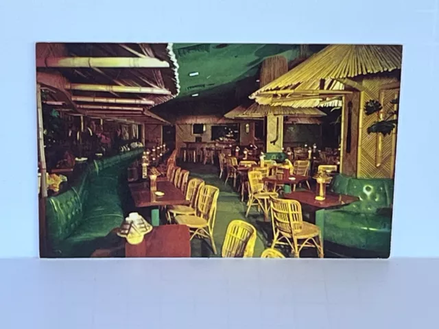 Postcard Interior Of Waikiki Room Hotel Nicollet Minneapolis Minnesota MN A14