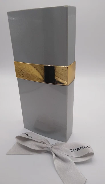 Chanel No 19 Eau De Parfum Refillable Empty Bottle In Grey & Gold Case