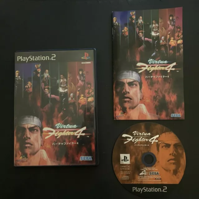 Virtua Fighter 4 - PlayStation PS2 NTSC-J Japan Game with Manual