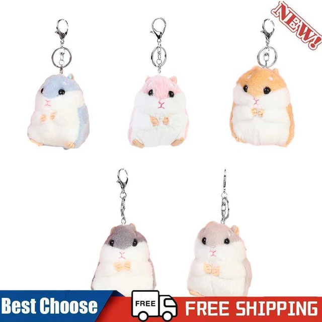 Ciondolo Zaino Scuola Kawaii Carino Criceto Bambole Peluche Portachiavi