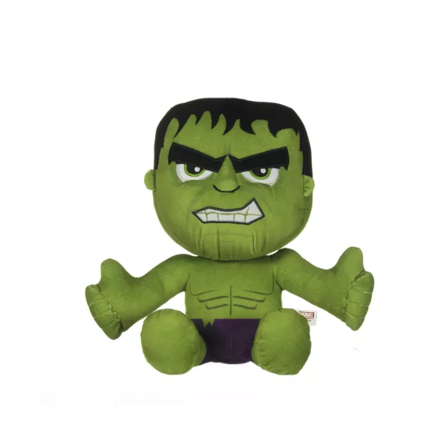 Official Marvel Comics Hulk Large 12" Plush Soft Toy Teddy New Style With Tags