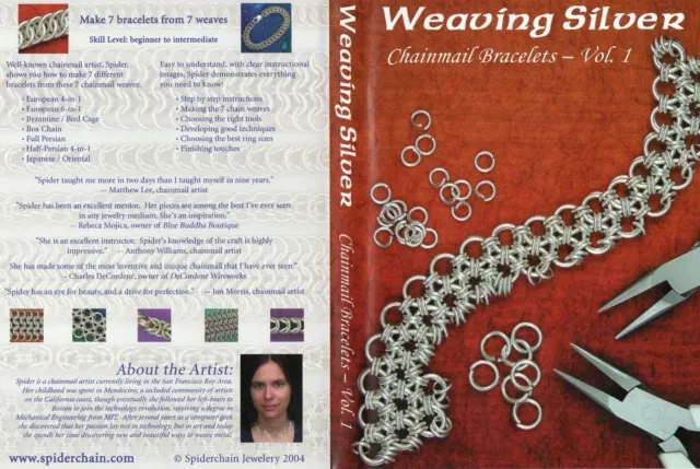 Weaving Silver Chainmail Bracelets DVDs Vol 1 / Vol 2