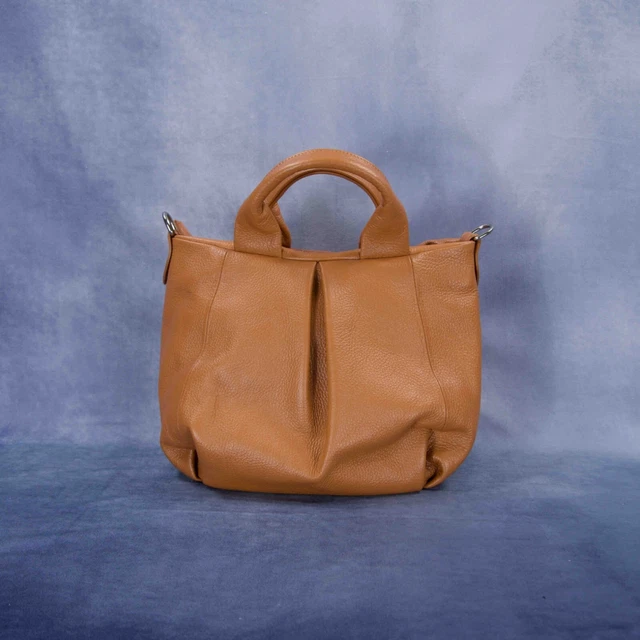 sac à main sac bandoulière marron femme en cuir véritable NEUF