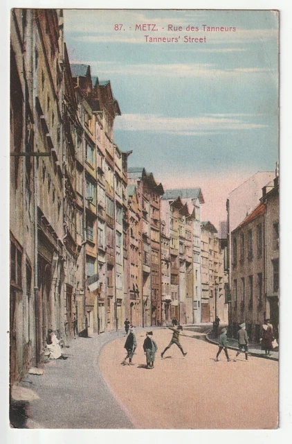 METZ - Moselle - CPA 57 - Rues - Rue des Tanneurs -