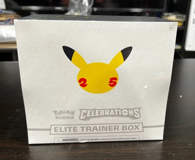 thumbnail interactive-video image 1 of Pokemon Celebrations 25th Anniversary Top Trainer Box (German) – V-Box TTB Collection 1 of 5