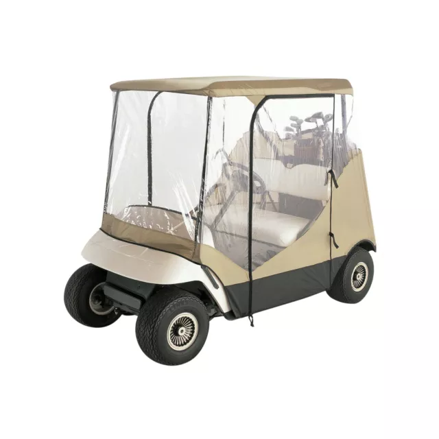 Classic Accessories Fairway 2-Person Travel 4-Sided Golf Cart Enclosure New