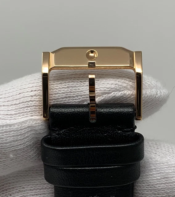 Movado Museum Classic Swiss 40mm Black Dial Black Leather Men's Watch 0607078 SD 10