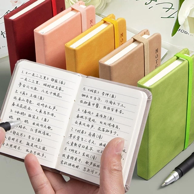 A7 POCKET NOTEPAD Mini Diary Weekly Planner Creative Agenda Book ...