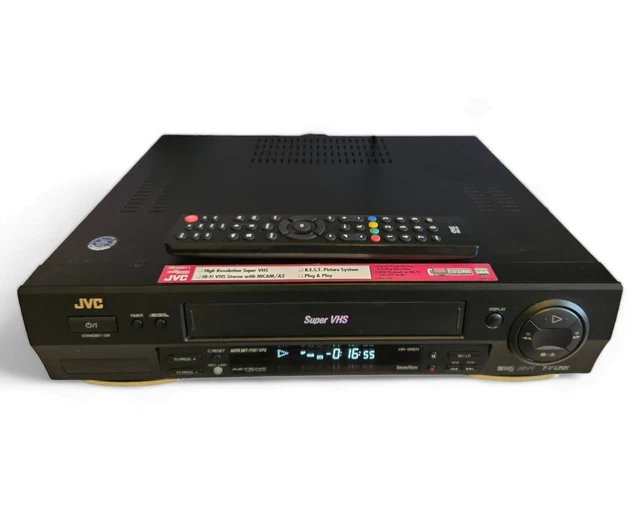 JVC HRS6611 * HDMI SVHS SUPER VHS Videorecorder mit Fernbedienung