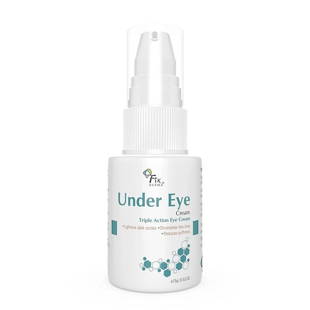 Fixderma bajo los Ojos Crema Para Ojeras Controla Hinchazón 15g