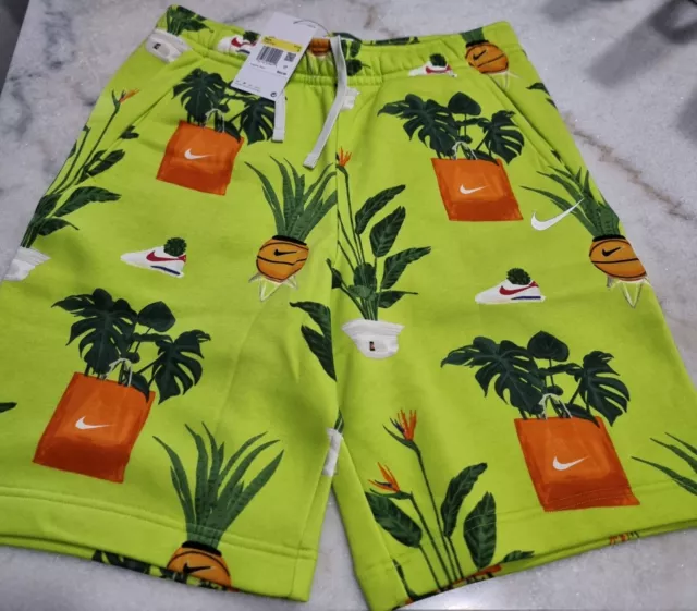 Nike Sportswear Court Phantom Basketball Shorts Green DV9613-321 Men Small (W34)