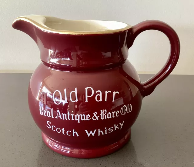 Wade Jug Old Parr Scotch Whisky Water Jug  Barware Vintage England