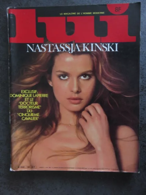 LUI magazine charme sexy, n° 195 avril 80 nastassja Kinski comme neuf