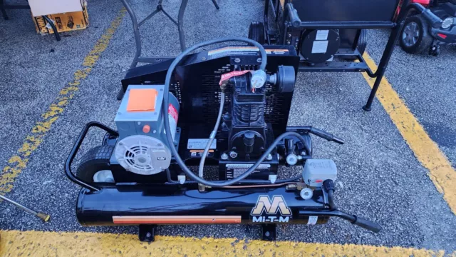 LOCAL Mi-T-M 8 Gallon Electric Air Compressor 125PSI 115V  AM1-PE02-08M