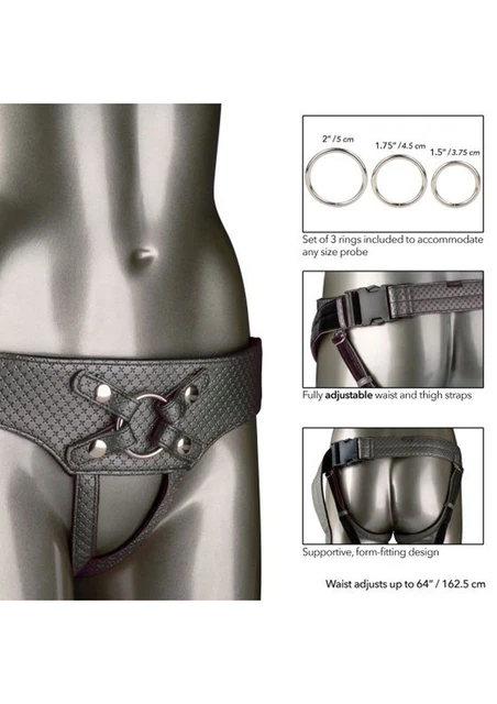 Cinturón de arnés de consolador vibrador vaginal anal usable