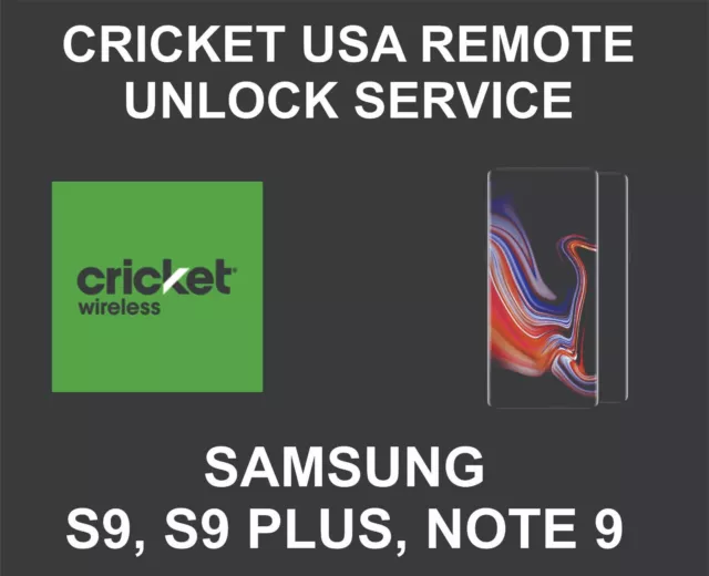 Samsung Unlock Service, Samsung S9, S9 Plus, Note 9, 2c
