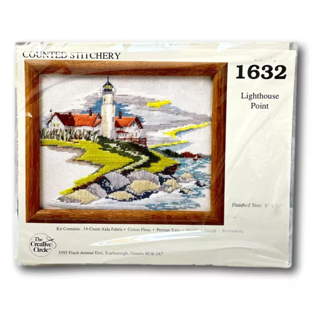 Creative Circle Sea Lighthouse Point Kit Sealed Nautical Sea Coast 8 x 10 Sealed